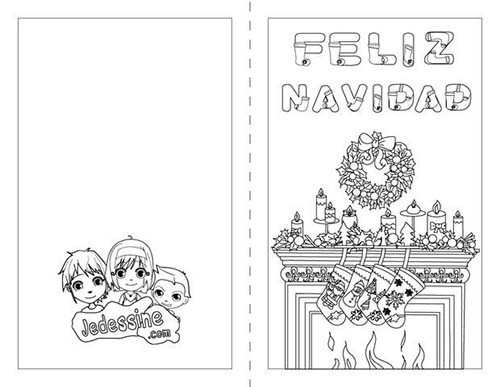 Cartes-de-voeux-de-Noel-a-colorier-Feliz-Navidad-en-espagnol.jpg