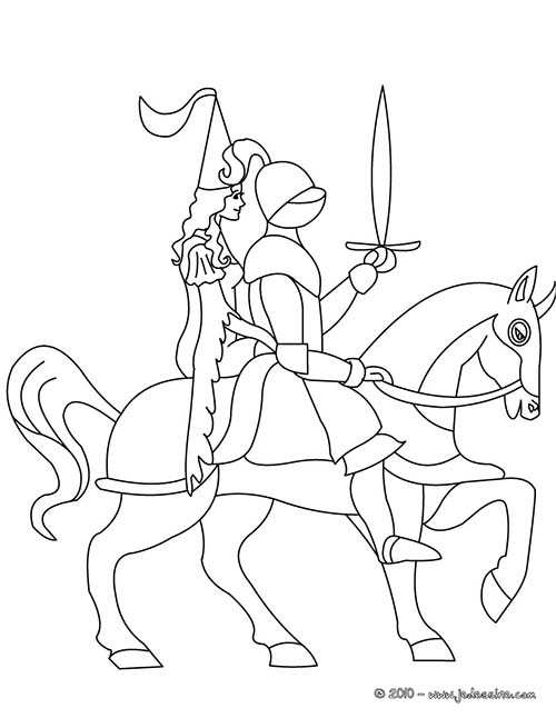 Coloriage-CHEVALIERS-ET-DRAGONS-Le-chevalier-et-sa-Princesse.jpg