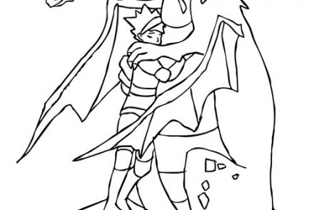 Coloriage-CHEVALIERS-ET-DRAGONS-Le-chevalier-fait-un-calin-au-dragon.jpg