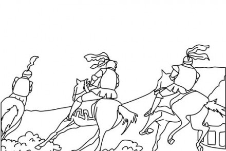 Coloriage-CHEVALIERS-ET-DRAGONS-les-chevaliers-et-leurs-chevaux.jpg