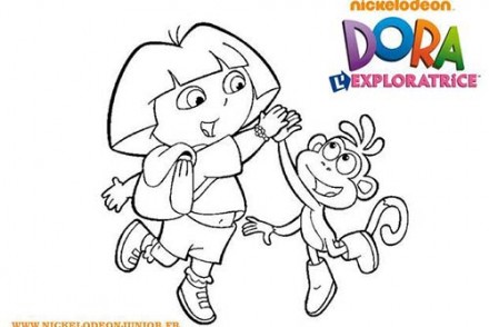 Coloriage-DORA-Coloriage-de-Dora-et-Babouche-qui-se-tapent-dans-la-main.jpg