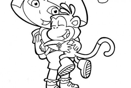 Coloriage-DORA-Coloriage-du-calin-de-Dora-et-Babouche.jpg