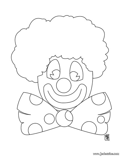 Coloriage-GRATUIT-CIRQUE-Coloriage-dun-clown-au-noeud-papillon.jpg