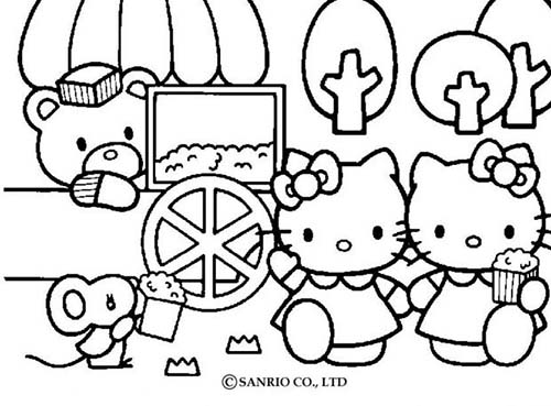 Coloriage-HELLO-KITTY-Hello-Kitty-chez-le-vendeur-de-Pop-Corn.jpg