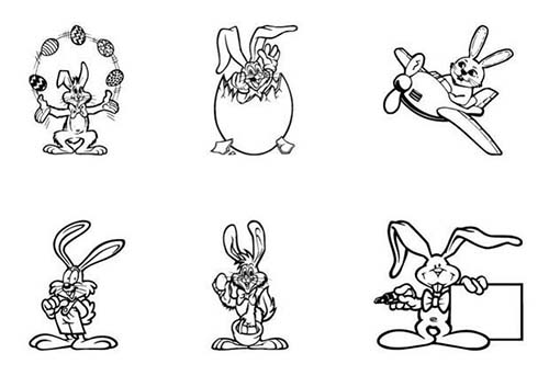 Coloriage-LAPINS-DE-PAQUES-Coloriage-de-lapins-jongleur-aviateur-surprise.jpg