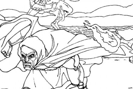 Coloriage-LES-4-FANTASTIQUES-Coloriage-de-Fatalis-et-la-Torche.jpg