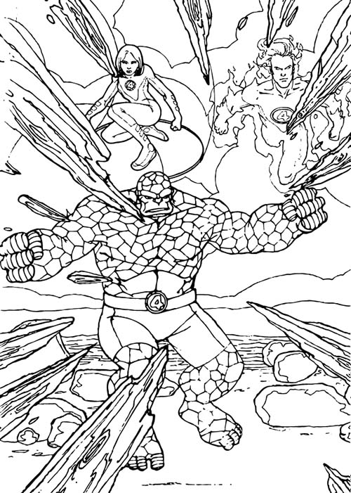 Coloriage-LES-4-FANTASTIQUES-Coloriage-dun-danger-imminent.jpg