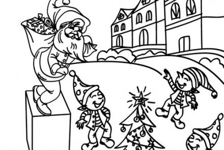 Coloriage-Lutins-de-Noel-Les-petits-lutins-autour-du-sapin-a-colorier.jpg