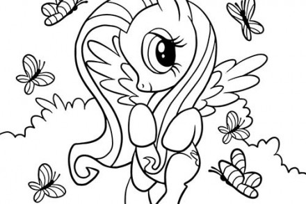 Coloriage-MY-LITTLE-PONY-Fluttershy-et-des-papillons.jpg