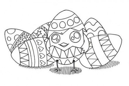 Coloriage-OEUF-DE-PAQUES-Coloriage-dun-poussin-et-son-oeuf.jpg