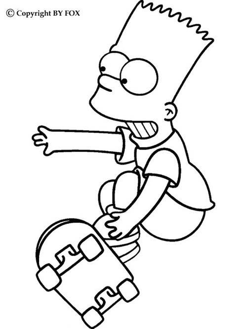 Coloriage-SIMPSON-Coloriage-de-Bart-en-skate.jpg