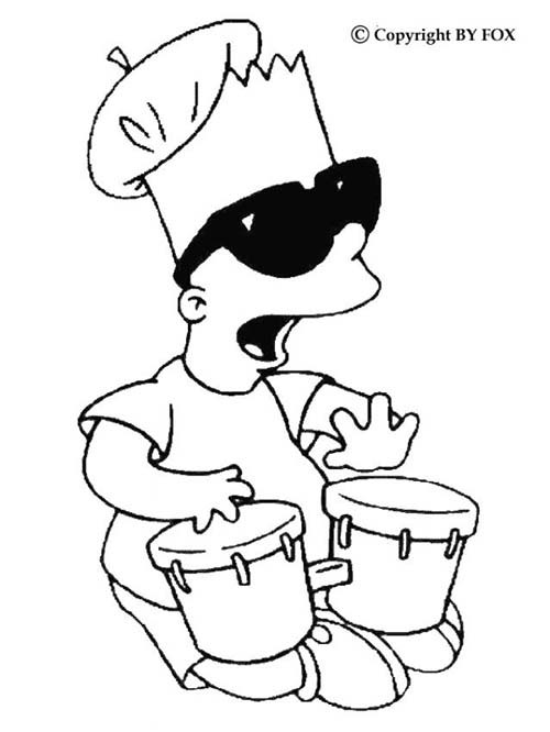 Coloriage-SIMPSON-Coloriage-de-Bart-et-la-musique.jpg