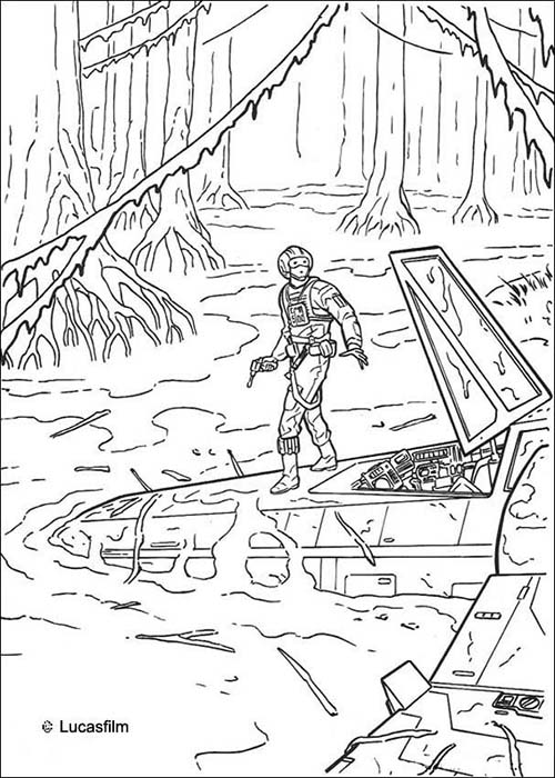 Coloriage-STAR-WARS-Coloriage-STAR-WARS-du-crash-sur-Dagobah.jpg