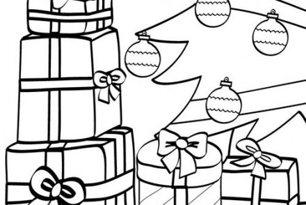 coloriage des cadeaux de noel coloriage chaussette noel cadeau