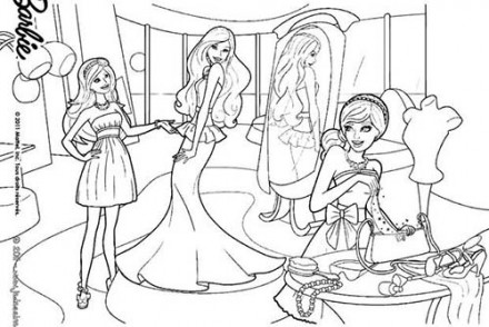 coloriage barbie agents secrets