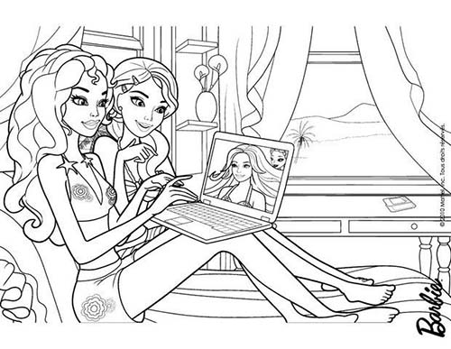 Coloriages-Barbie-et-le-Secret-des-Sirenes-Fallon-et-Hadley-devant-leur-ordinateur.jpg