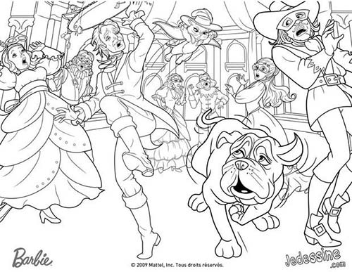 Coloriages-Barbie-et-les-3-Mousquetaires-Coloriage-de-Brutus-qui-seme-la-zizanie.jpg