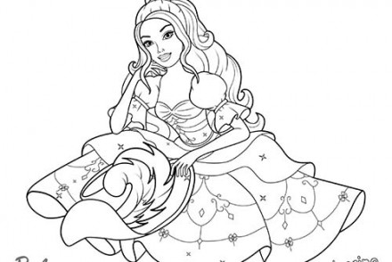 Coloriages-Barbie-et-les-3-Mousquetaires-Coloriage-de-Corinne-assise-avec-son-chapeau.jpg