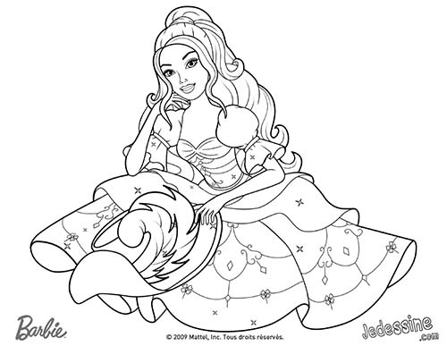 Coloriages-Barbie-et-les-3-Mousquetaires-Coloriage-de-Corinne-assise-avec-son-chapeau.jpg