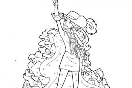 Coloriages-Barbie-et-les-3-Mousquetaires-Coloriage-de-Viveca-brandissant-son-epee.jpg