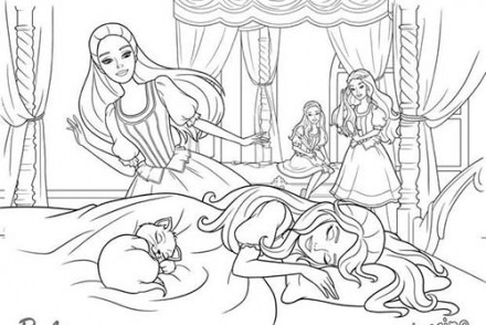 Coloriages-Barbie-et-les-3-Mousquetaires-Coloriage-de-la-belle-endormie-sur-son-lit.jpg