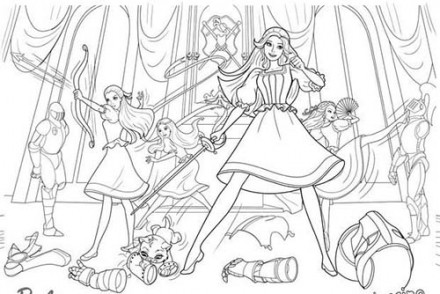 Coloriages-Barbie-et-les-3-Mousquetaires-Coloriage-des-filles-mousquetaires-au-combat.jpg