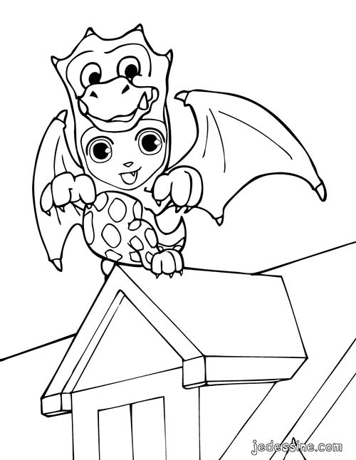 Coloriages-Enfants-deguises-pour-Halloween-Coloriage-de-Teo-deguise-en-dragon.jpg