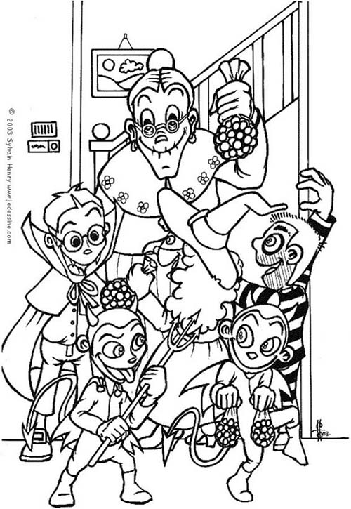 Coloriages-Enfants-deguises-pour-Halloween-Coloriage-de-la-collecte-de-bonbons.jpg