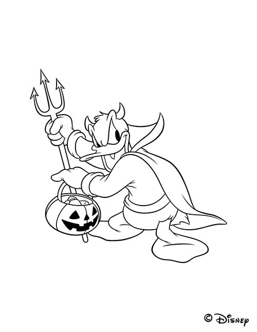 Coloriages-Halloween-avec-Disneyland-Coloriage-Donald-avec-sa-fourche-et-son-lampion-Halloween.jpg