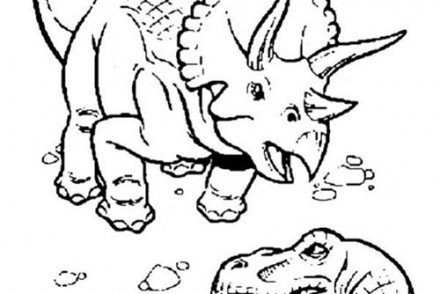 Coloriages-de-Dinosaures-Combat-de-triceratops.jpg