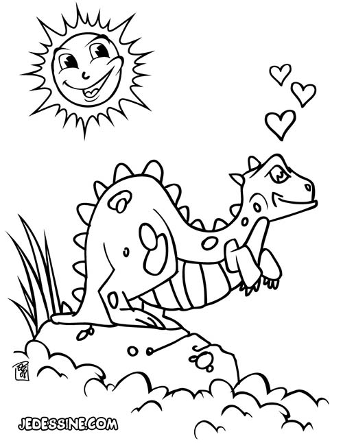 Coloriages-de-Dinosaures-Dinosaure-amoureux.jpg