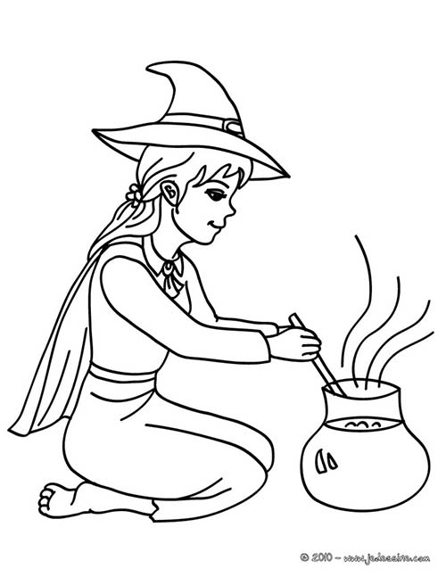 Coloriages-de-Sorcieres-dHalloween-SORCIERE-et-sa-potion-a-colorier.jpg