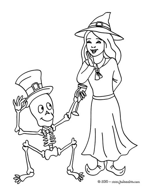 Coloriages-de-Sorcieres-dHalloween-Squelette-et-SORCIERE-a-colorier.jpg