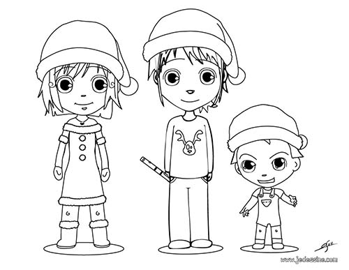 Coloriages-des-enfants-de-Noel-Coloriage-dAna-Mat-et-Teo.jpg