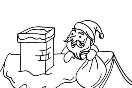 Coloriages-du-Pere-Noel-Coloriage-Pere-Noel-sur-le-toit.jpg