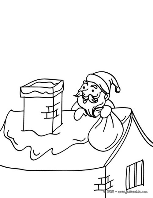 Coloriages-du-Pere-Noel-Coloriage-Pere-Noel-sur-le-toit.jpg