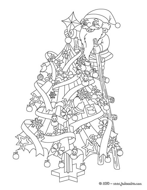 Coloriages-du-Pere-Noel-Papa-Noel-en-haut-du-sapin-a-imprimer.jpg