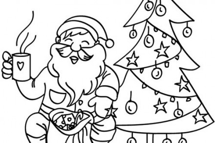 Coloriages-du-Pere-Noel-Papa-Noel-et-son-cafe-a-colorier.jpg