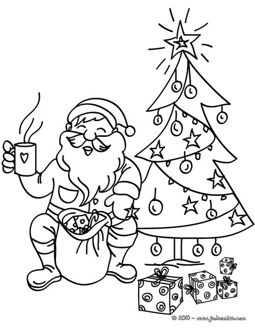 Coloriages-du-Pere-Noel-Papa-Noel-et-son-cafe-a-colorier.jpg