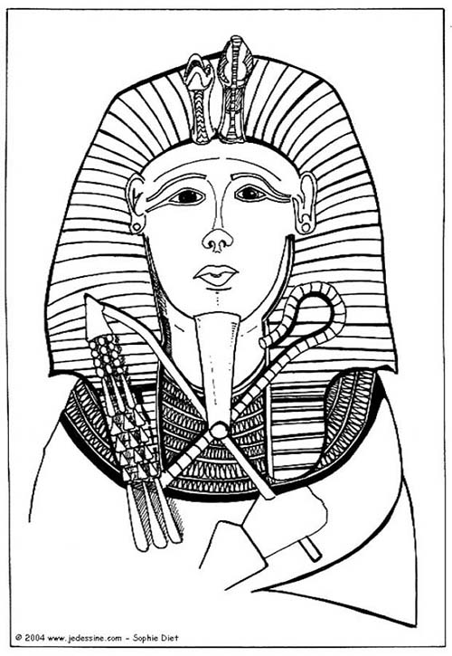 Coloriages-egypte-Pharaon-avec-son-nekhekh-et-sa-crosse.jpg