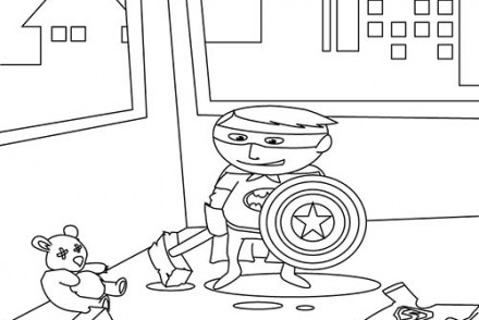 Super-heros-insolites-Coloriage-dun-petit-garcon-deguise-en-heros.jpg