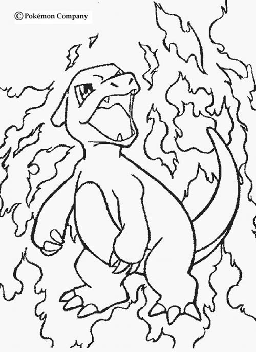 dessin-a-imprimer-du-Pokemon-Reptincel-dans-les-flammes.jpg